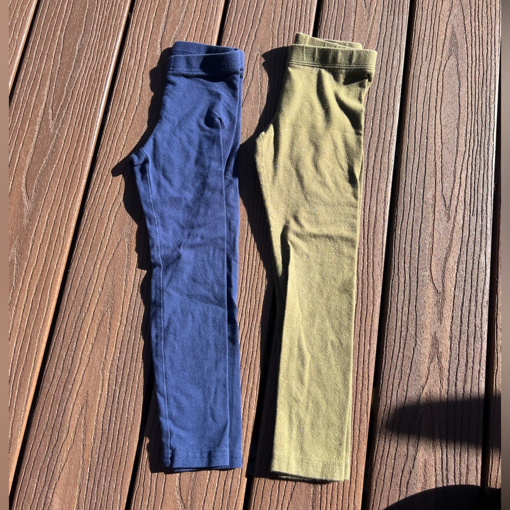 Girls legging bundle - size 4/5